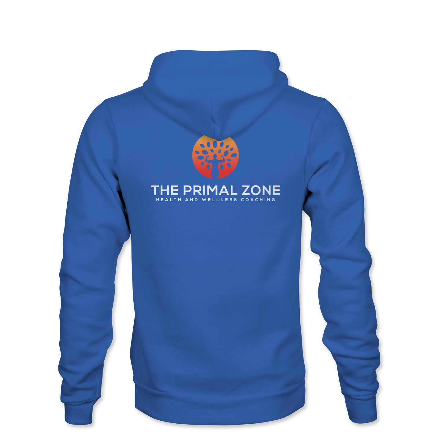 The Primal Zone - Pullover Hoodie Back - Royal Blue