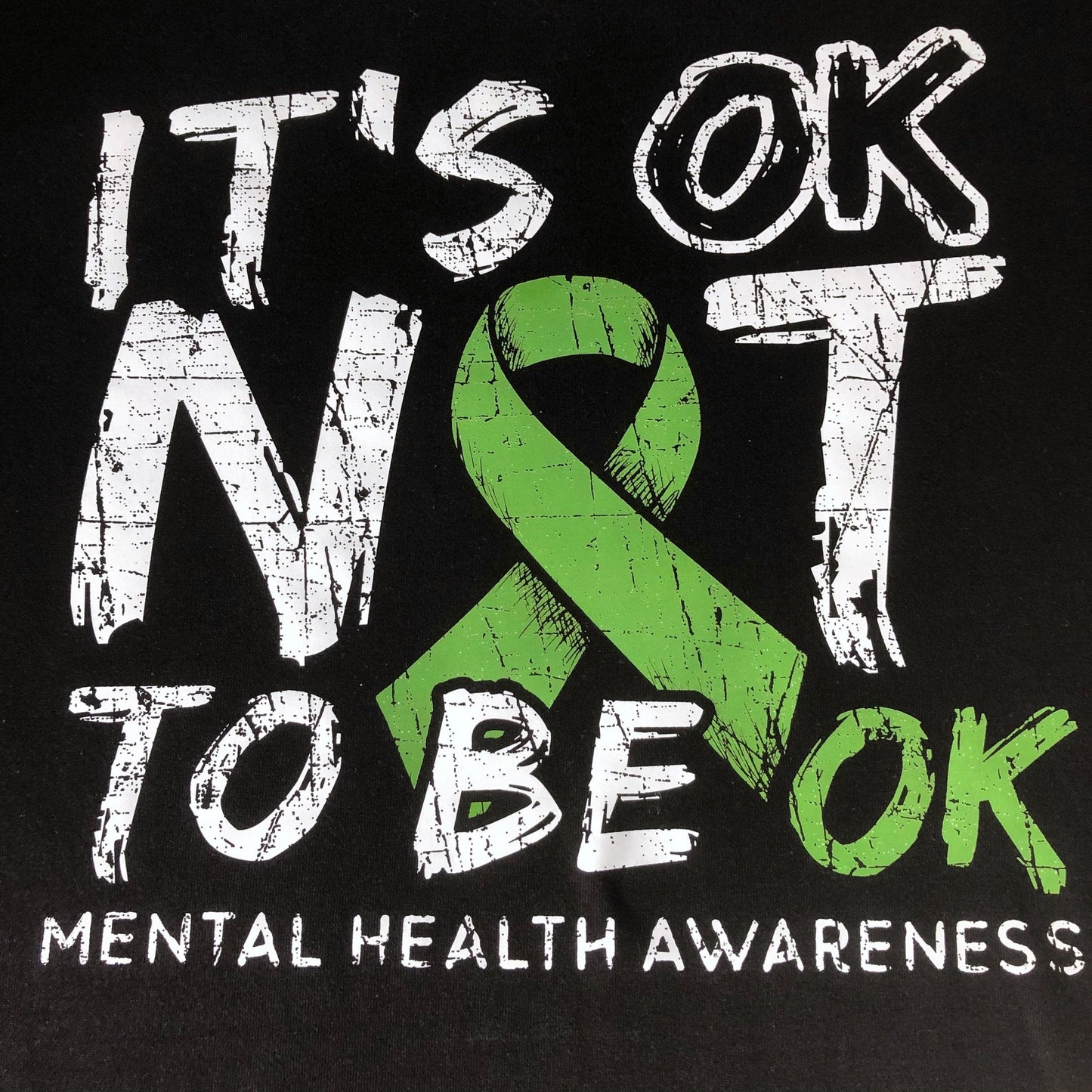 Mental Health Awareness V Neck T-Shirt, It&#39;s OK Not To Be OK, Unisex Jersey Short Sleeve V-Neck Tee Shirt Top