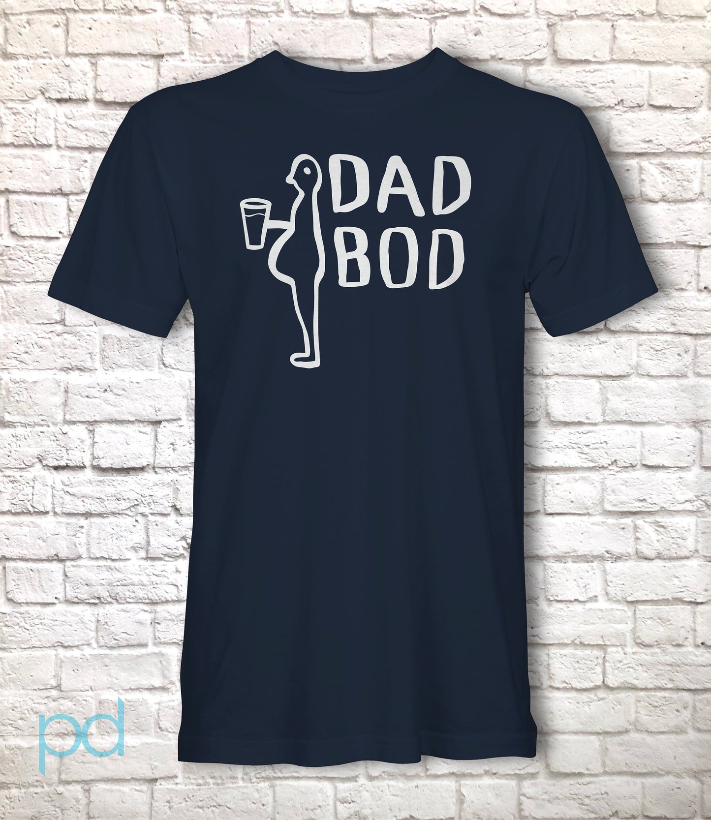 Dead Bod T-Shirt, Funny Parody Dad Bod Graffiti Hull Docks Graphic Print Art Design, Kingston Upon Hull Unisex Printed Tee Shirt Top