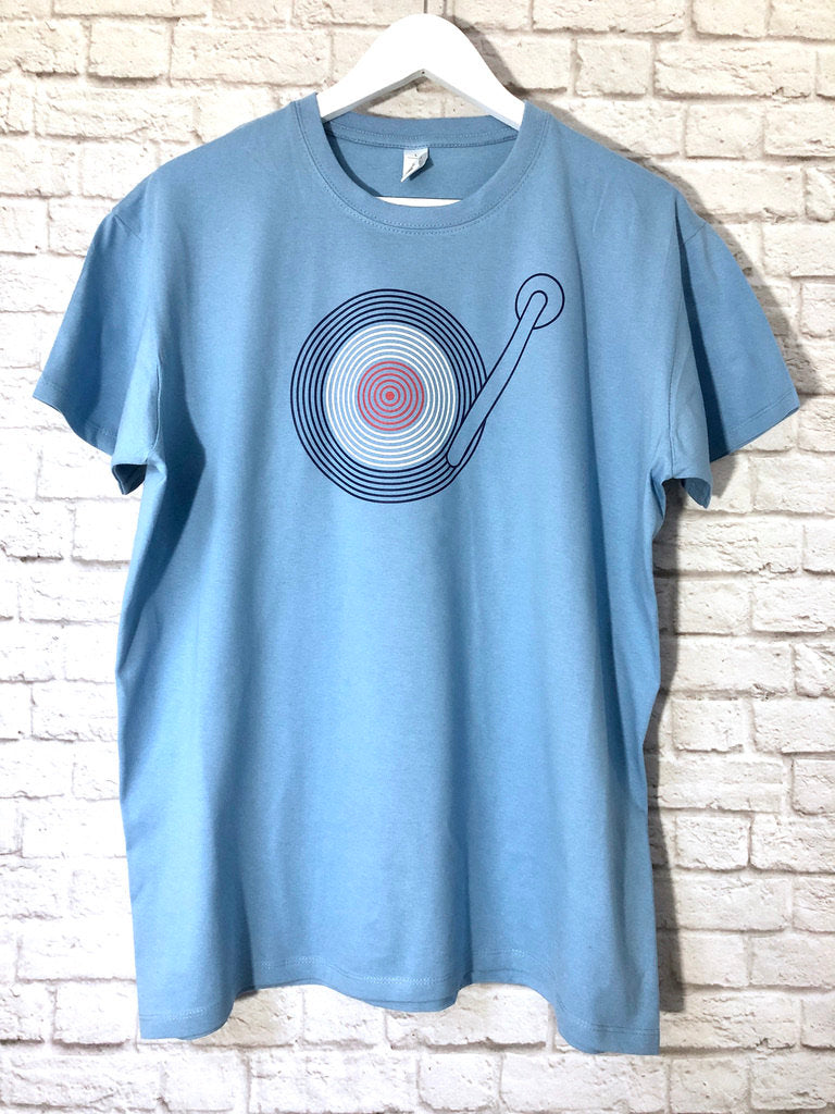 RAF MOD Roundel Turntable Target Bullseye Record Record Player Unisex Jersey Short Sleeve Tee