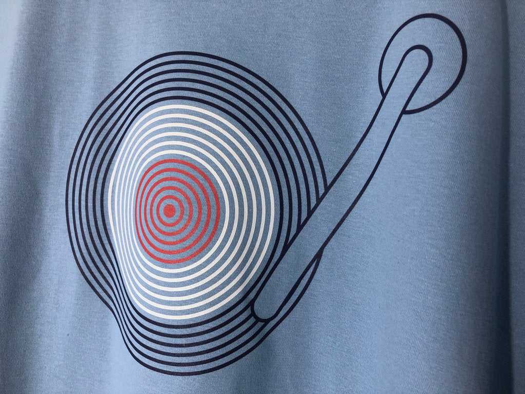 RAF MOD Roundel Turntable Target Bullseye Record Record Player Unisex Jersey Short Sleeve Tee