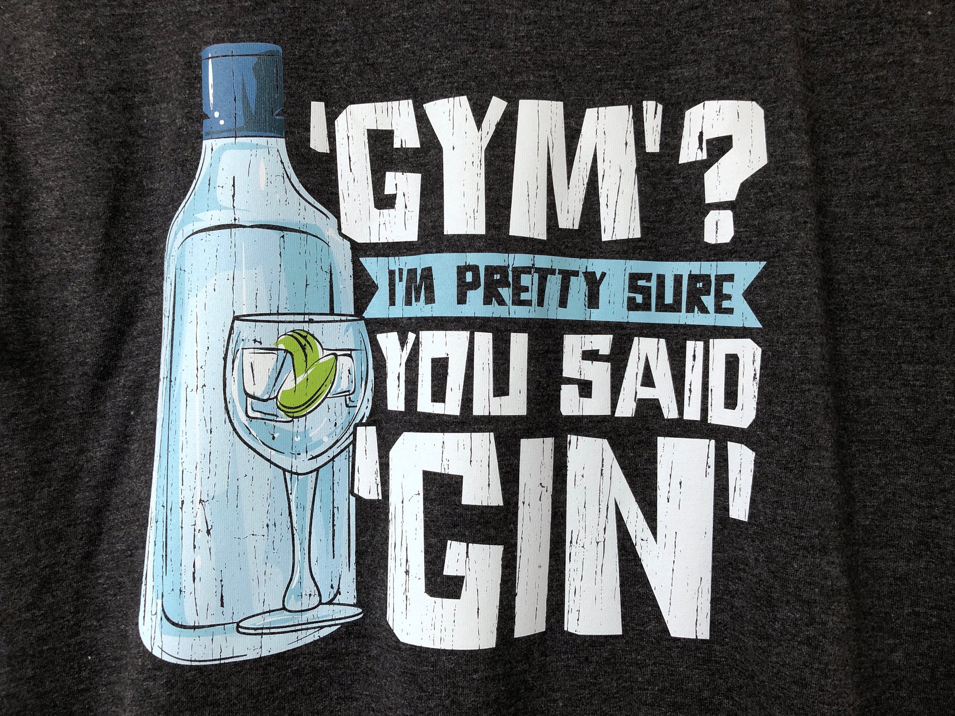 Gym Shirt for Gin Lovers T-Shirt, Gin and Tonic T-Shirt Design Gift Idea Tee Shirt T Top